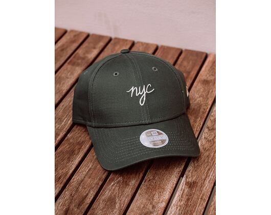 Dámská Kšiltovka New Era 9FORTY NYC Script New Olive