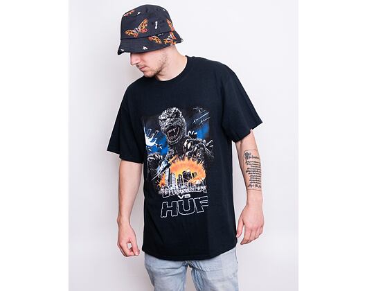 Triko Huf Vs Godzilla Tour SS T-Shirt Black