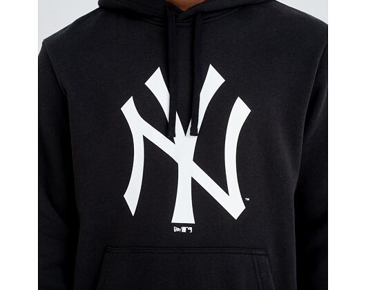 Mikina s kapucí New Era Essential MLB Team Logo Hoody New York Yankees Black