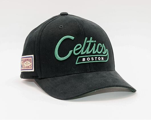 Kšiltovka Mitchell & Ness Boston Celtics 831 Vintage Tailscript Black