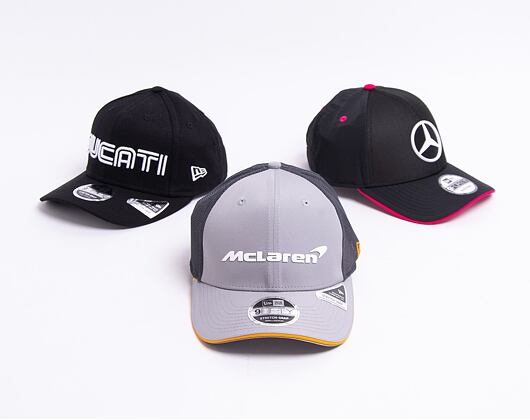Kšiltovka New Era 9FIFTY Stretch Snap Special Ed Abu Dhabi McLaren Gray