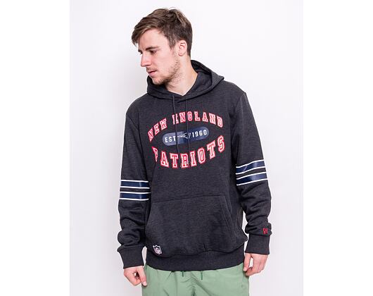 Mikina New Era NFL Wordmark Graphic Hoody New England Patriots Heather Graphite