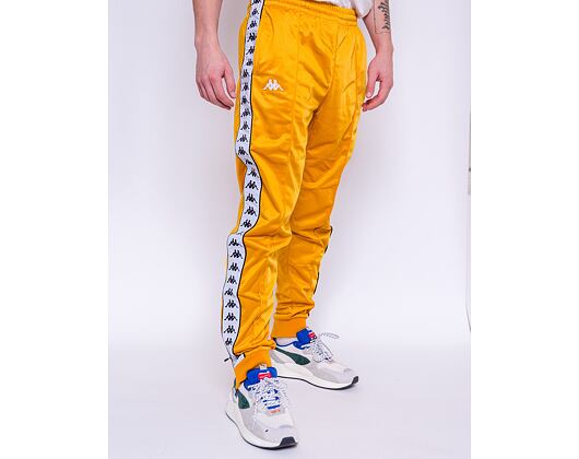 Tepláky Kappa 222 Banda Rastoria Slim 303KUC0 BY3 Yellow Wheat/White