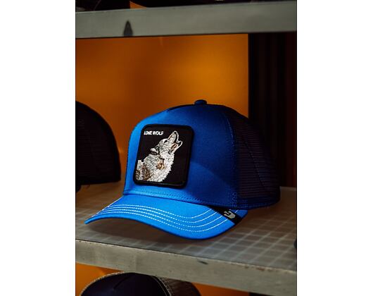 Kšiltovka Goorin - Trucker Wolf - Blue