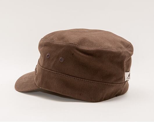 Kšiltovka Kangol Cotton Twill Army Cap Brown