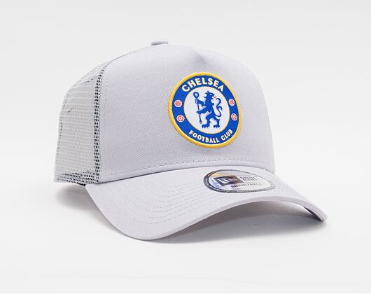Kšiltovka New Era 9FORTY A-FRAME Trucker Basic Trucker Chelsea FC Lion Crest Gray