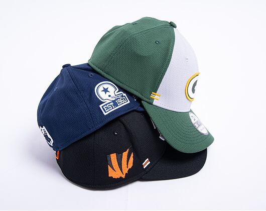 Kšiltovka New Era 39THIRTY NFL20 Sideline Home Green Bay Packers Stretch Fit Team Color