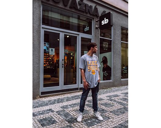 Triko Mitchell & Ness Los Angeles Lakers Lake Show Grey Heather
