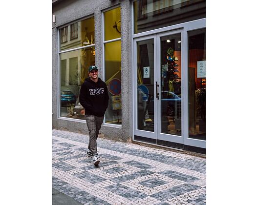 Mikina HUF Academia Hoodie Black