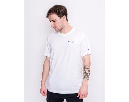 Triko Champion Crewneck T-Shirt White 214279 WW001