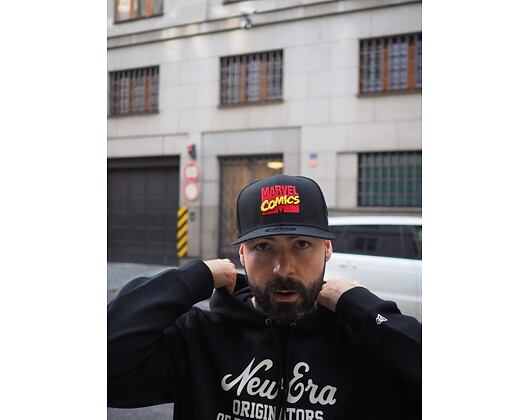 Kšiltovka NEW ERA 9FIFTY 80th Marvel Comics RETRO Black