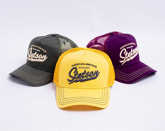 Kšiltovka Stetson Trucker Cap American Heritage Classic Yellow 7751171