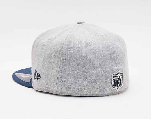 Kšiltovka New Era 59FIFTY NFL Heather Essential New England Patriots Fitted Heather Gray
