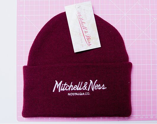 Kulich Mitchell & Ness Pinscript Cuff Knit Burgundy