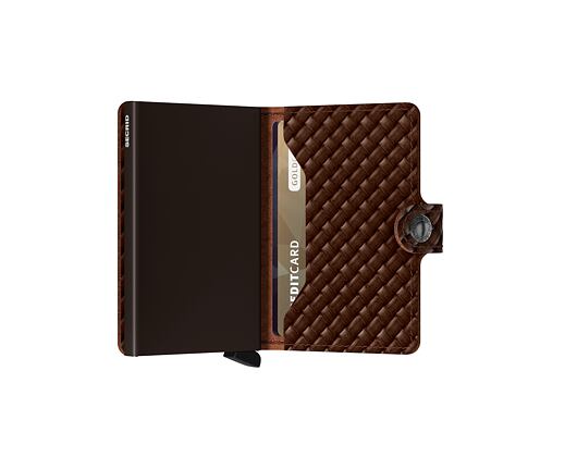 Peněženka Secrid Miniwallet Basket Brown