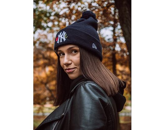 Dámský Kulich New Era New York Yankees Twine Bobble Knit Black