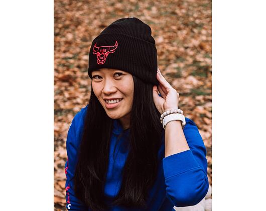 Kulich New Era NBA Wordmark Cuff Knit Chicago Bulls Black