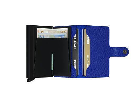 Peněženka Secrid Miniwallet Crisple Blue/Black