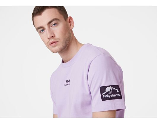 Triko Helly Hansen YU Twin Logo T-Shirt 697 Lilatech