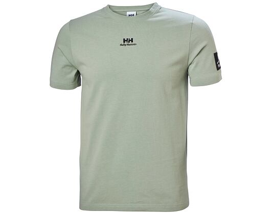 Triko Helly Hansen YU Twin Logo T-Shirt 484 Eucalyptus