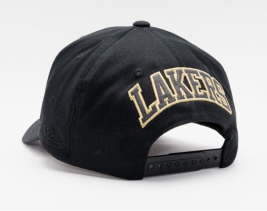 Kšiltovka Mitchell & Ness Los Angeles Lakers Black Bullion Snapback Black