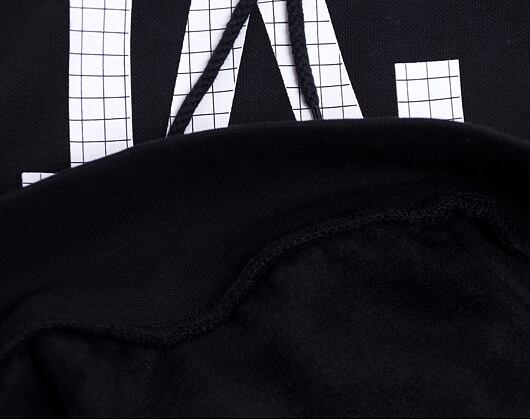 Mikina New Era Infill Logo Hoody Los Angeles Dodgers Black / Optic White