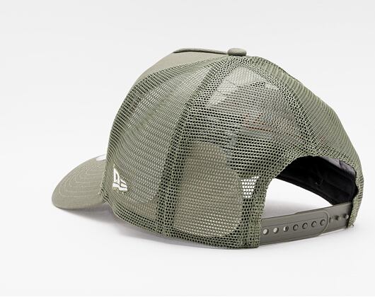 Kšiltovka New Era 9FORTY A-Frame Trucker Heritage Patch Snapback New Olive