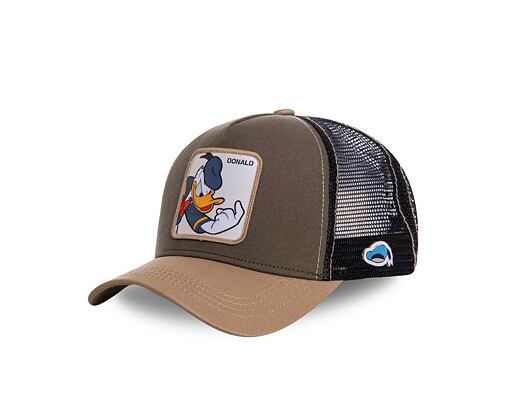 Kšiltovka Capslab Donald 1 Trucker Green / Sand - DON1