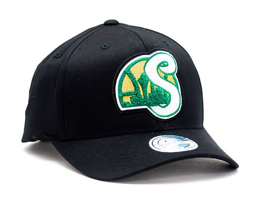 Kšiltovka Mitchell & Ness INTL839 Seattle Supersonics Letterman 110 Snapback