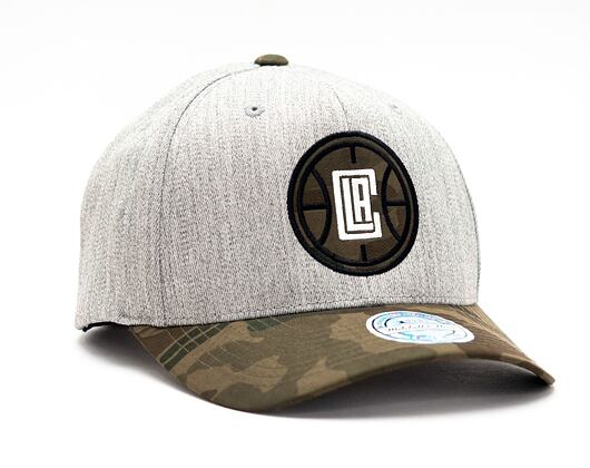 Kšiltovka Mitchell & Ness INTL851 Los Angeles Clippers Heather Camo 110 Snapback