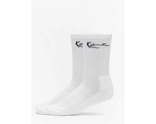 Ponožky Karl Kani 2-Pack Signature Crew Sock White/Black
