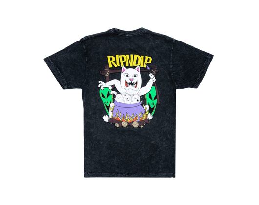 Triko RIP N DIP Hocus Pocus Tee RND4739 Black Mineral Wash