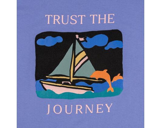 Triko Pink Dolphin Trust The Journey Tee OH12011TJPR Purple