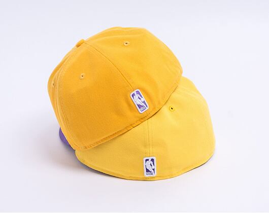 Kšiltovka New Era 59FIFTY NBA Basic Los Angeles Lakers Fitted Yellow / Purple