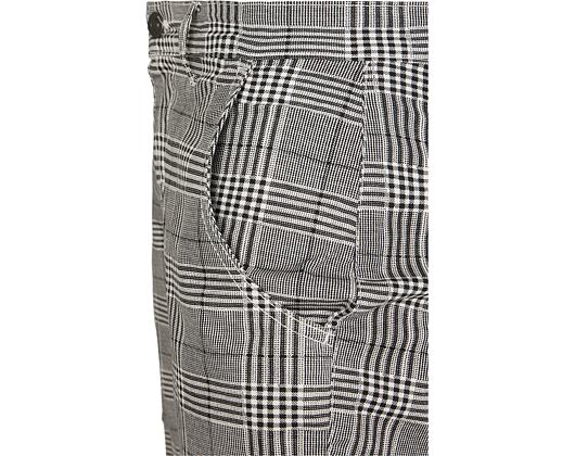 Kalhoty Urban Classic TB3138 AOP Glencheck Cargo Jog Pants White/Black