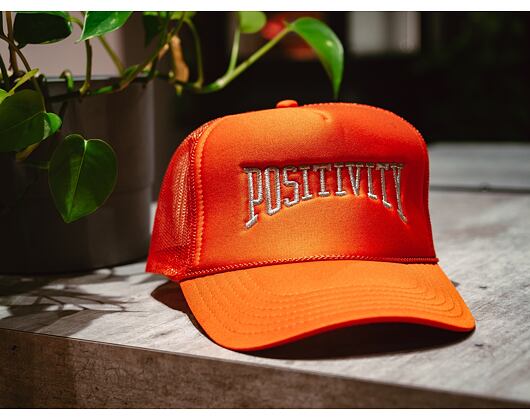Kšiltovka Pink Dolphin POSITIVITY HAT OH2206POOR ORANGE