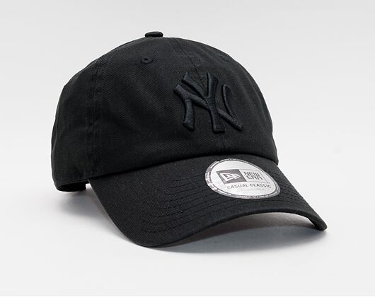 Kšiltovka New Era 9TWENTY MLB Team Cassual Classic New York Yankees Strapback Black / Black