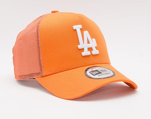 Kšiltovka New Era 9FORTY A-Frame Trucker MLB Tonal Mesh Trucker Los Angeles Dodgers Snapback Orange