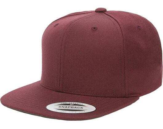 Kšiltovka Yupoong Classic Flexfit Snapback Maroon