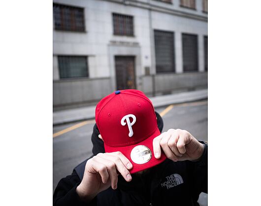 Kšiltovka New Era 59FIFTY MLB Authentic Performance Philadelphia Phillies - Team Color