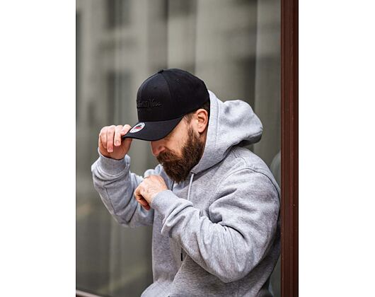 Kšiltovka Mitchell & Ness - Branded Pinscript Classic Red - Black / Black