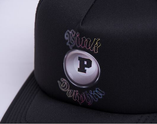 Kšiltovka Pink Dolphin 8 Ball Chrome Trucker Black