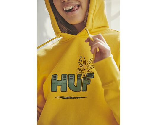 Mikina HUF 4/20 Too High P/O Hoodie Golden