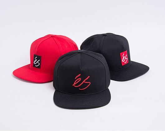 Kšiltovka ÉS Script Snapback Black