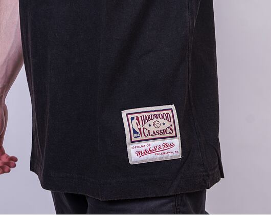 Triko Mitchell & Ness Los Angeles Lakers Center Circle SSTEINTL930 Washed Black