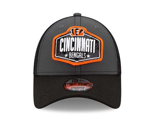 Kšiltovka New Era 9FORTY NFL 21 Draft Cincinnati Bengals Snapback Heather Grey / Team