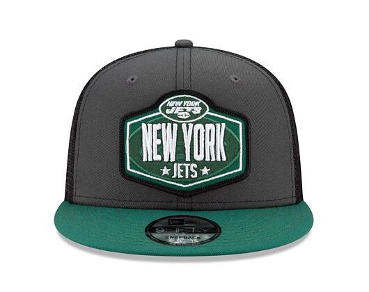Kšiltovka New Era 9FIFTY NFL 21 Draft New York Jets Snapback Heather Grey / Team