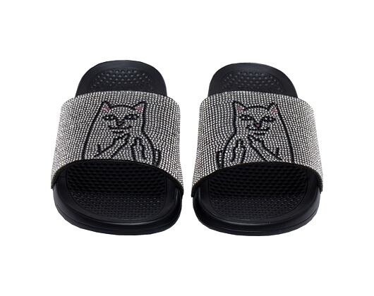 Pantofle RIP N DIP Lord Nermal Slides RND5024 Rhinestone Black