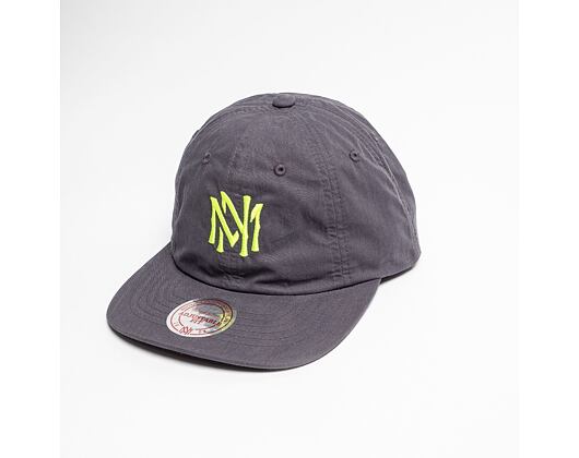 Kšiltovka Mitchell & Ness Branded Utility Cap Grey/Lime
