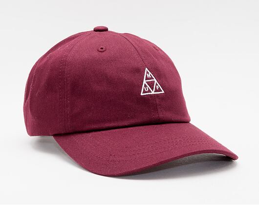 Kšiltovka HUF Essentials TT Logo CV 6 Panel Oxblood